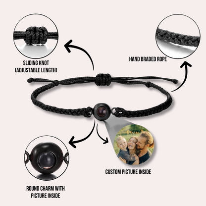 MemoriCharm™ - Personalized Circle Photo Bracelet